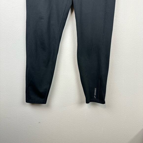 Brooks Threshold Women's Running Tight Black XL Ankle Zippers - Picture 4 of 11